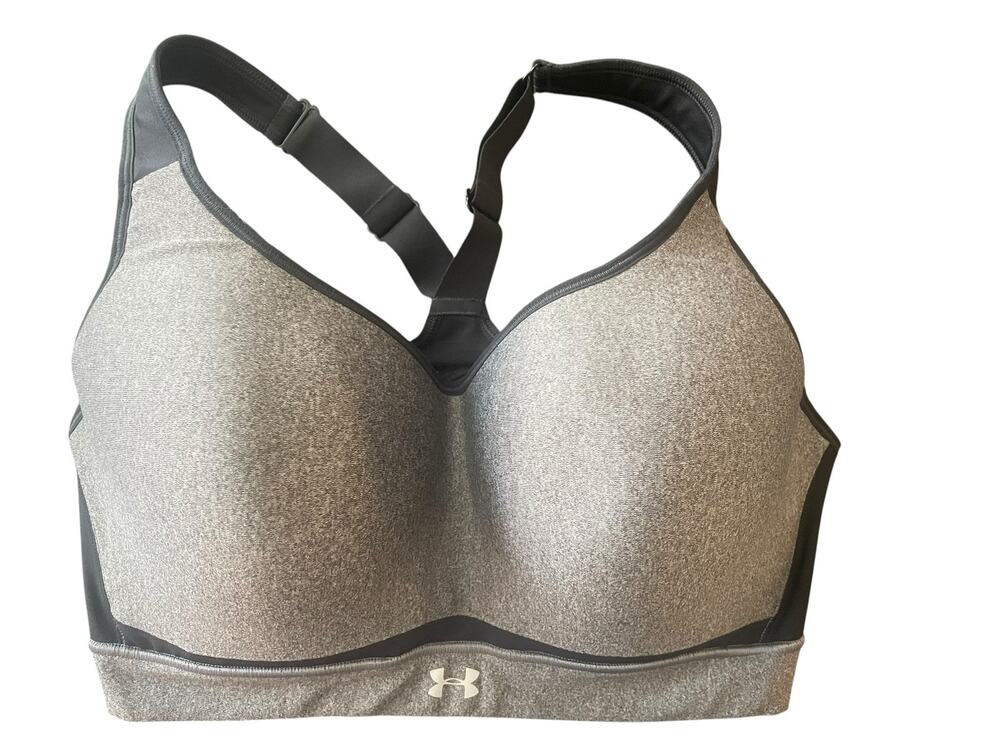 Under Armour High Impact Gray Heather Sports Bra 38D